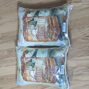 Two New Levenger French Impressionist Pillows